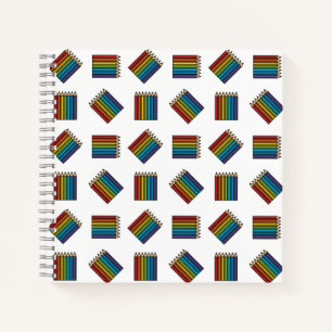 Rainbow Colouring Pencils Notebook
