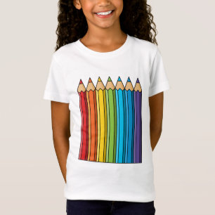 Rainbow Colouring Pencils T-Shirt