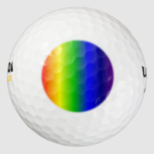 Rainbow Colours 12 Pack Golf Balls