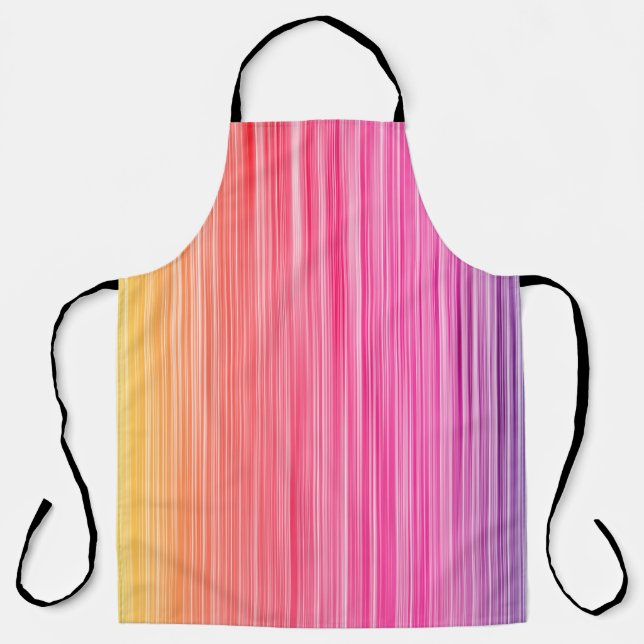 Rainbow colours abstract background. Colourful spe Apron (Front)