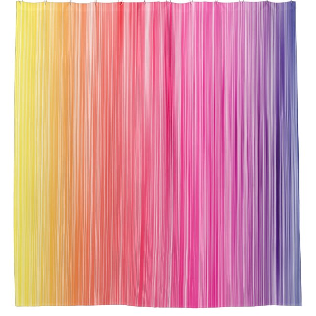 Rainbow colours abstract background. Colourful spe Shower Curtain (Front)