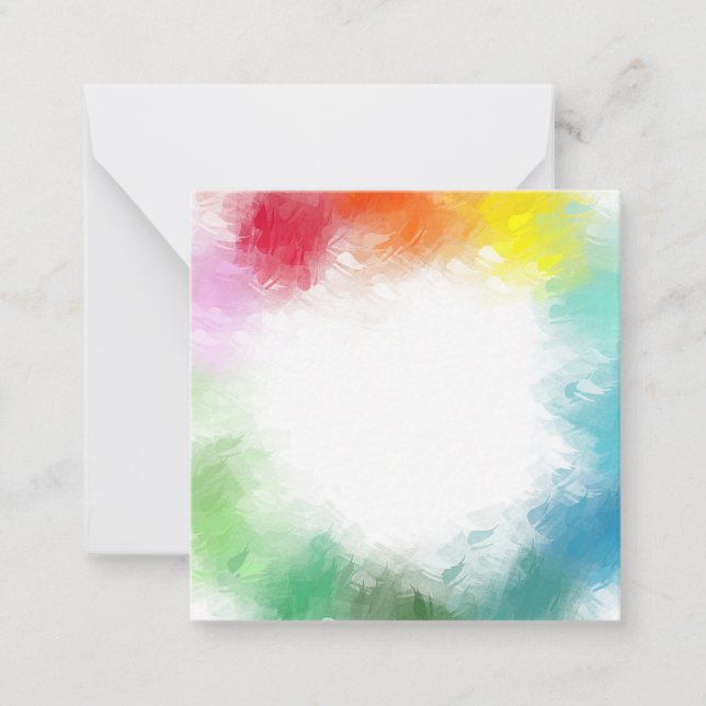 Rainbow Colours Abstract Elegant Template Modern (Front)
