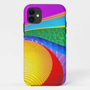 Rainbow Colours Abstract Fantasy iPhone 11 Case