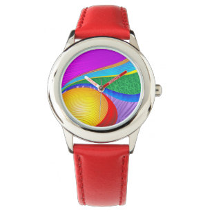 Rainbow Colours Abstract Fantasy watches
