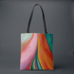 Rainbow colours abstract painting Georgia O'Keeffe Tote Bag<br><div class="desc">Cool,  unique,  stylish and artistic accessories with gorgeous paintings by modernist painter Georgia O'Keeffe (1887-1986),  one of the most influential women artists of art history.
Series I. No 4,  1918 - abstract oil painting. 
For more Georgia O'Keeffe paintings and products please visit my VisibleTales store.</div>