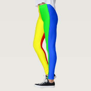 Rainbow colours, bright happy stunning stripes leggings