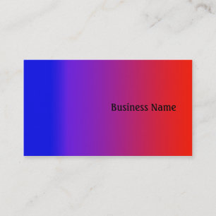 Rainbow colours business card