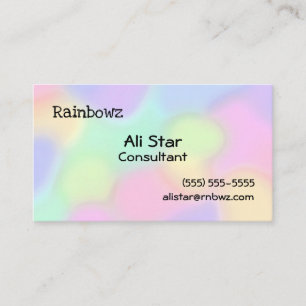 Rainbow Colours Business Cards