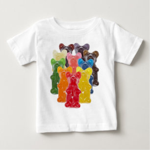 rainbow colours candy lover gummy bear baby T-Shirt