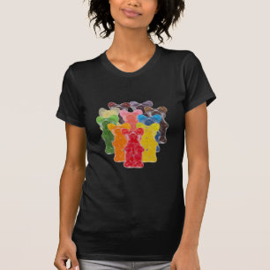 rainbow colours candy lover gummy bear T-Shirt