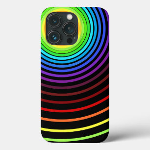 Rainbow Colours Circles iPhone Case - Choose Colou