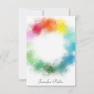 Rainbow Colours Colourful Template Custom Script
