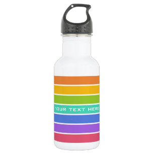 Rainbow Colours custom 532 Ml Water Bottle