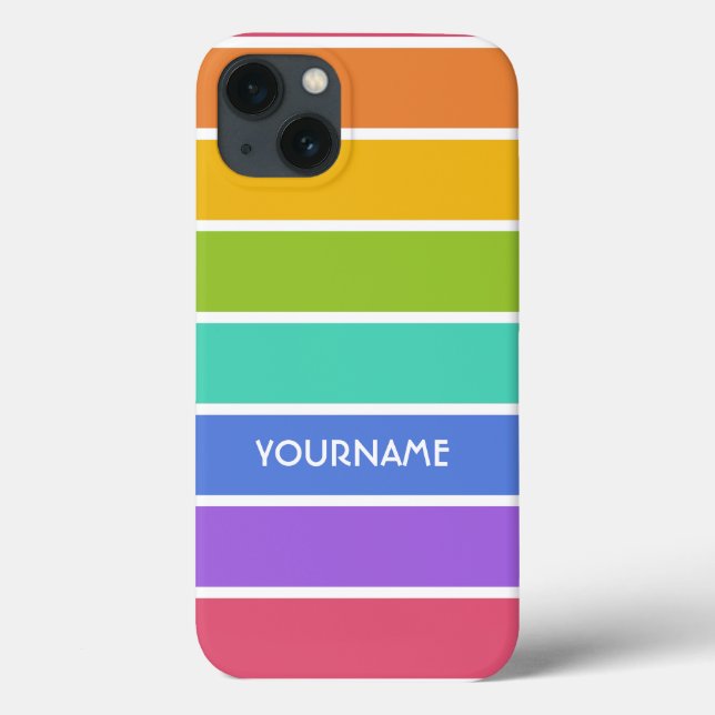 Rainbow Colours custom cases (Back)