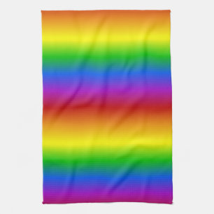 Rainbow Colours custom kitchen towels