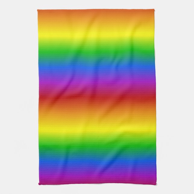 Rainbow Colours custom kitchen towels (Vertical)