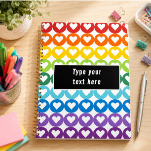 Rainbow Colours Cute Back to School Planner