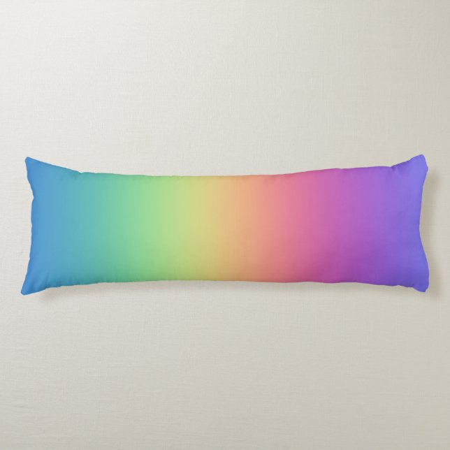 Rainbow Colours Gradient Body Cushion (Front)