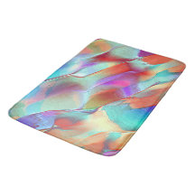 Rainbow colours in virtual pearly rock