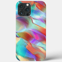 Rainbow colours in virtual pearly rock