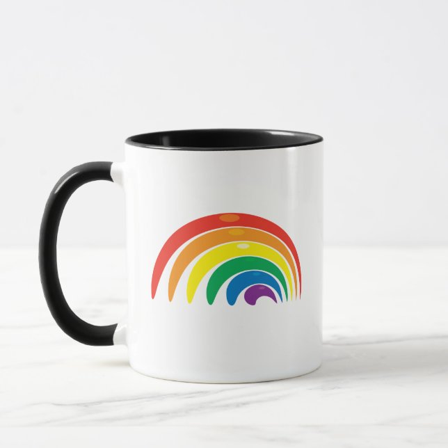 Rainbow Colours Mug (Left)
