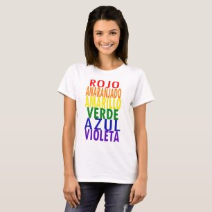 Rainbow Colours T-shirt (Spanish)