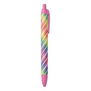 Rainbow Colours Template Blue Purple Green Pink Re Blue Ink Pen