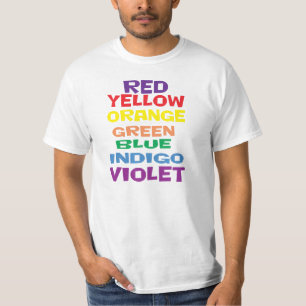 Rainbow colours that are confused. Are you? T-Shirt