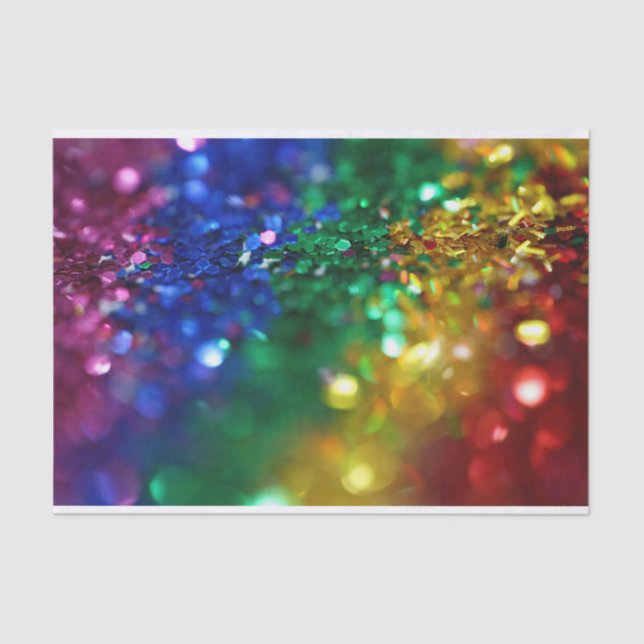 Rainbow Colours Tissue Paper (Front)