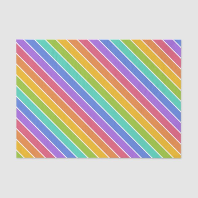Rainbow Colours tissue paper (Front)