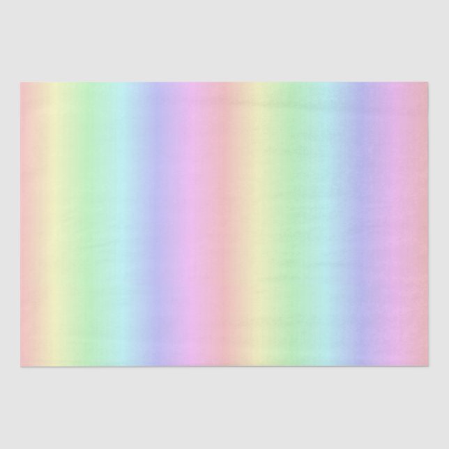 Rainbow Colours  Tissue Paper (Front)