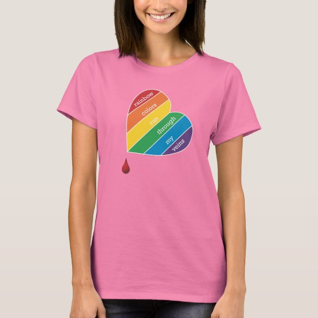 Rainbow Colours Women's T-shirt (Front)