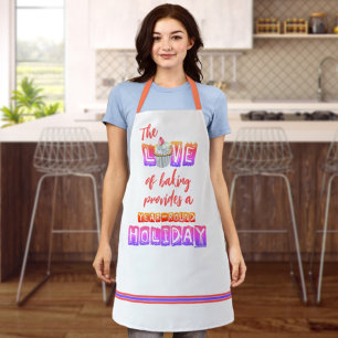 Rainbow Colours Year-Round Cooking Love Holiday Apron