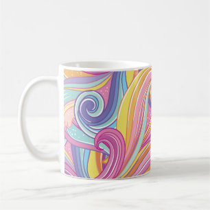 Rainbow Comet: Magical Dreamy Sky. Coffee Mug