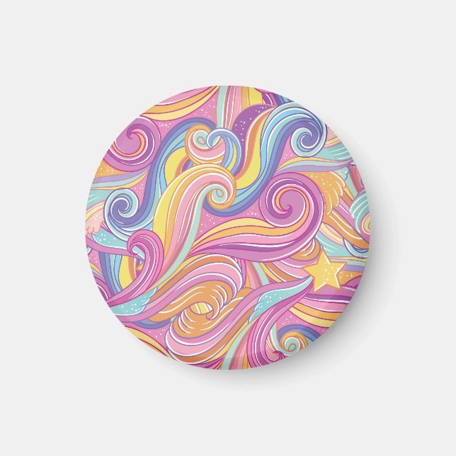 Rainbow Comet: Magical Dreamy Sky. Magnet (Front)