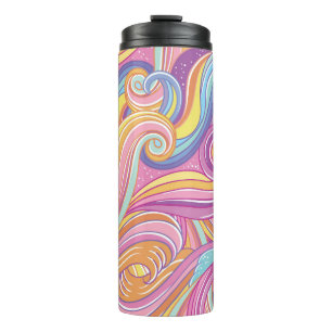 Rainbow Comet: Magical Dreamy Sky. Thermal Tumbler