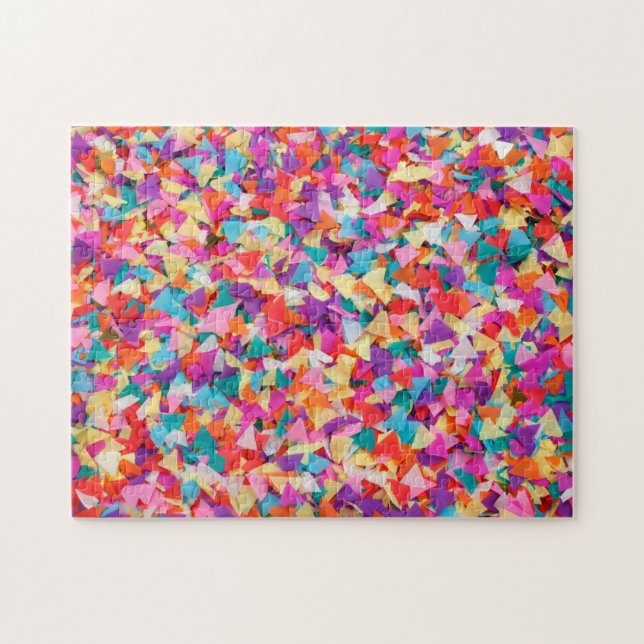 Rainbow Confetti  Jigsaw Puzzle (Horizontal)