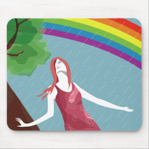 Rainbow Connection Mouse Mat