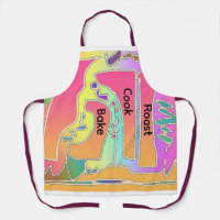 Rainbow Cook Baste Roast Kitchen Chef 