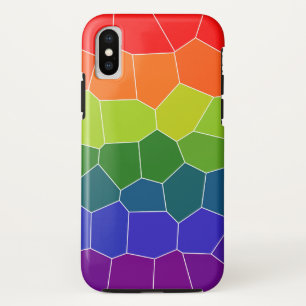 Rainbow COOL Pattern iPhone XS Case