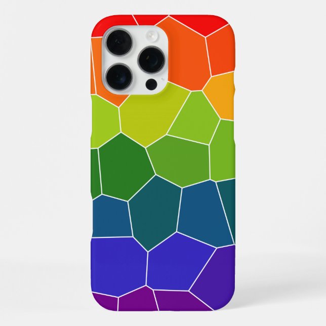Rainbow COOL Pattern iPhone Case (Back)