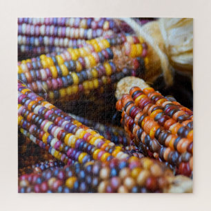 Rainbow Corn Cobs Colors of Fall - 20x20 - 676 pcs Jigsaw Puzzle