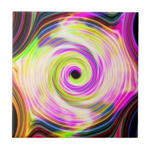 Rainbow Cosmic 5 Swirl Tile