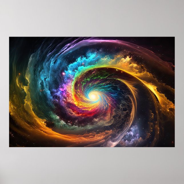 Rainbow Cosmos Poster (Front)