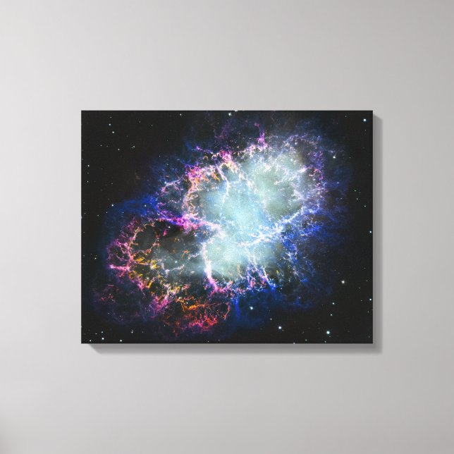 Rainbow Crab Nebula 16x20 Canvas Print (Front)