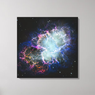 Rainbow Crab Nebula 24x24 Canvas Print