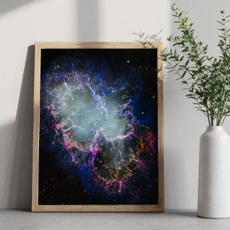 Rainbow Crab Nebula 8x10 Poster