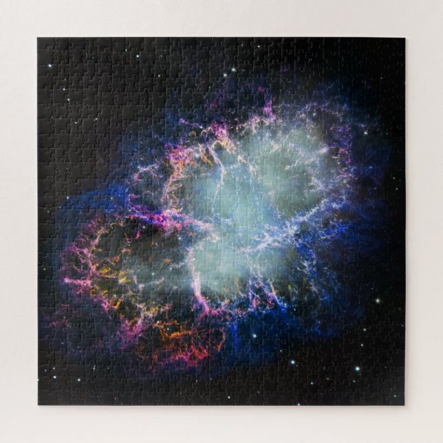 Rainbow Crab Nebula Jigsaw Puzzle (Vertical)