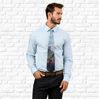 Rainbow Crab Nebula Tie