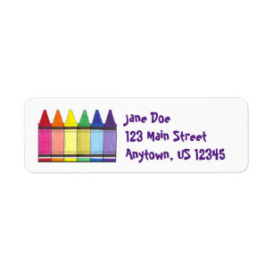 Rainbow Crayons Artist Art Supplies Teacher Pride